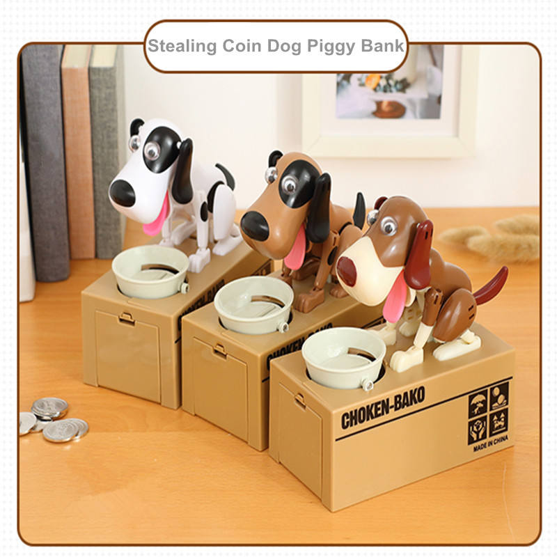 Novel Design Electronic Dog Money Bank Toy