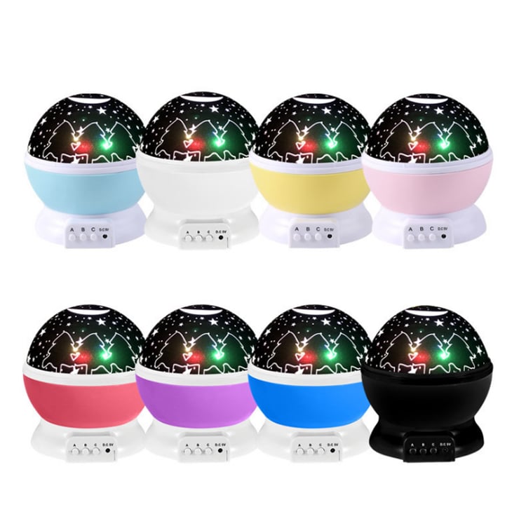 LED Decorative 360-degree Rotating Star Projector