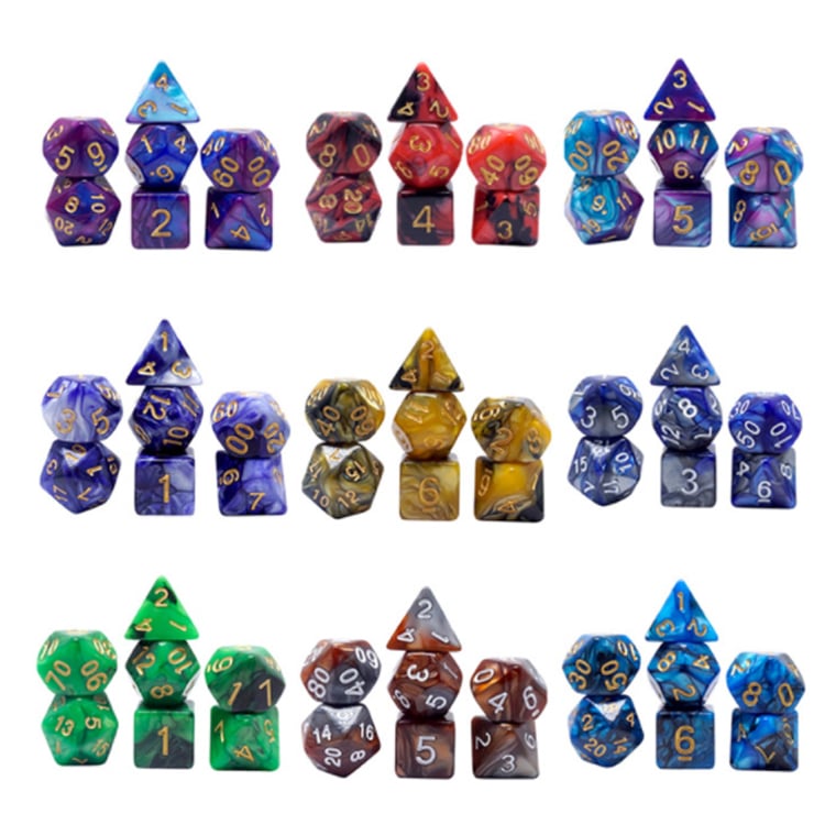 Plastic Acrylic Dice