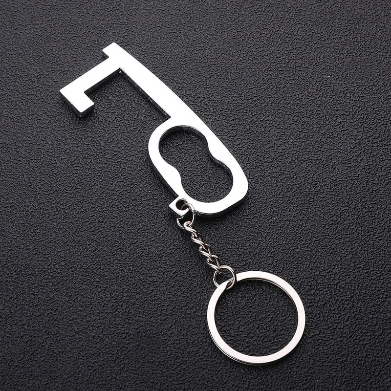 No Touch Door Keychain Utility Tool 