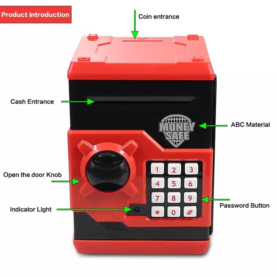 ATM Password Lock Piggy Bank for Kids