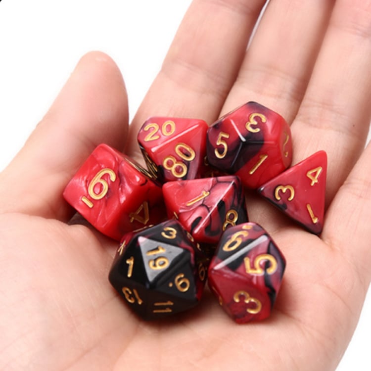 Plastic Acrylic Dice