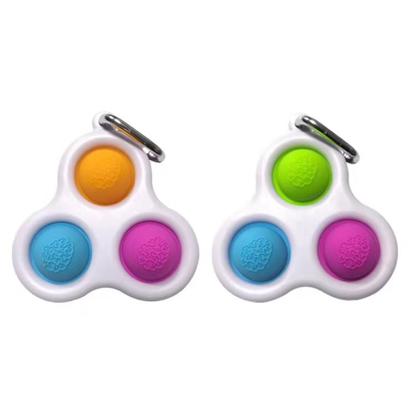 Triangle Shape Pop Up Bubble Kids Fidget Toy