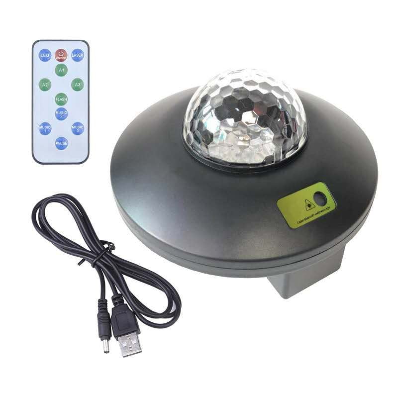 Bluetooth Ocean Wave Starry Projector Night Light