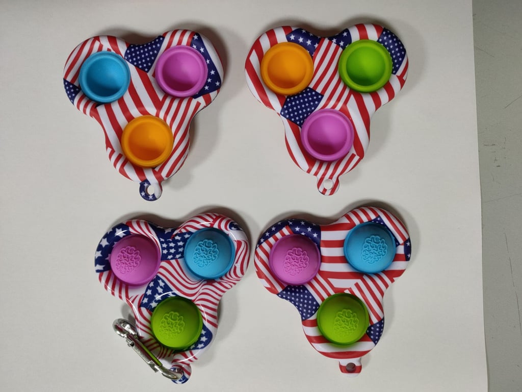 Triangle Fidget Decompression Toy for Kids and Adults