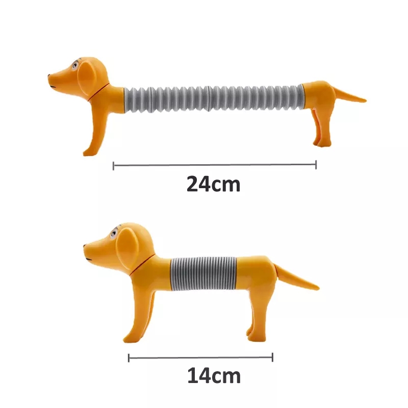 4PCS Pop Tubes Spring Dog Fidgets Toy