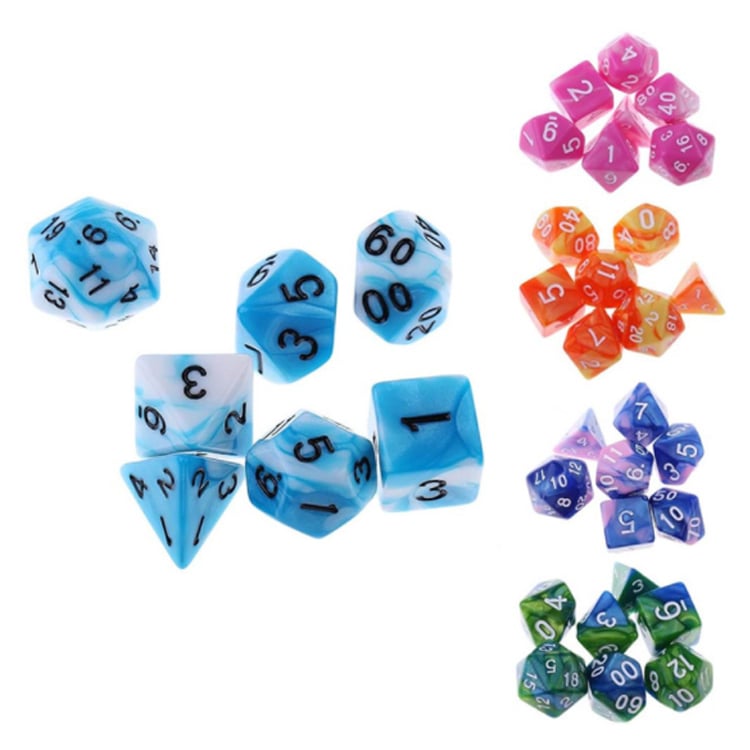 Plastic Acrylic Dice