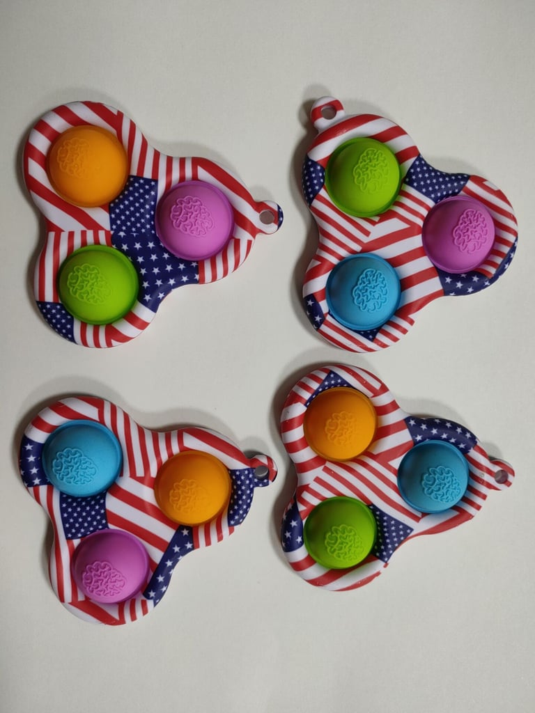 Triangle Fidget Decompression Toy for Kids and Adults