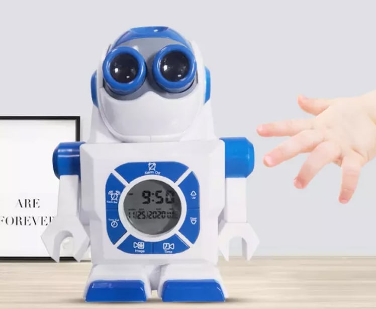 Robot Projection Alarm Clock