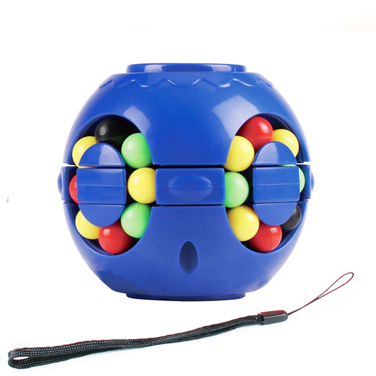 3D Puzzle Hamburger Rotating Magic Bean Cube Fidget Toy