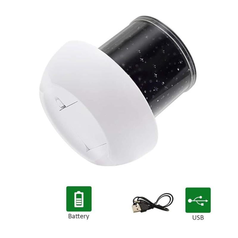Colorful Rotating Star Projection Lamp Night Light for Kids
