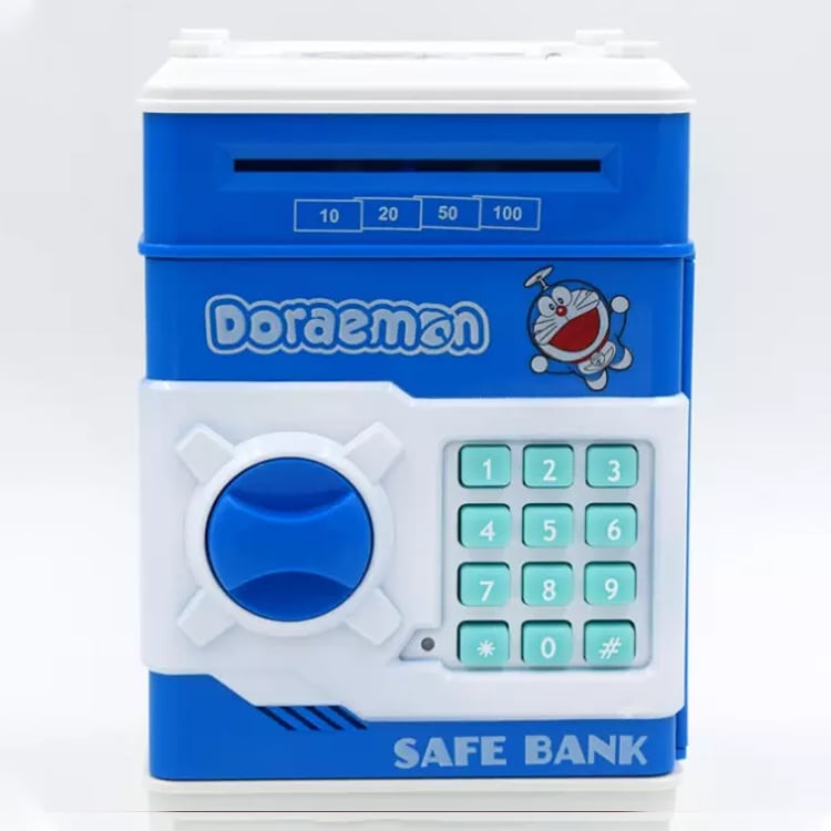 Electronic Plastic ATM Password Cash Coin Savings Box