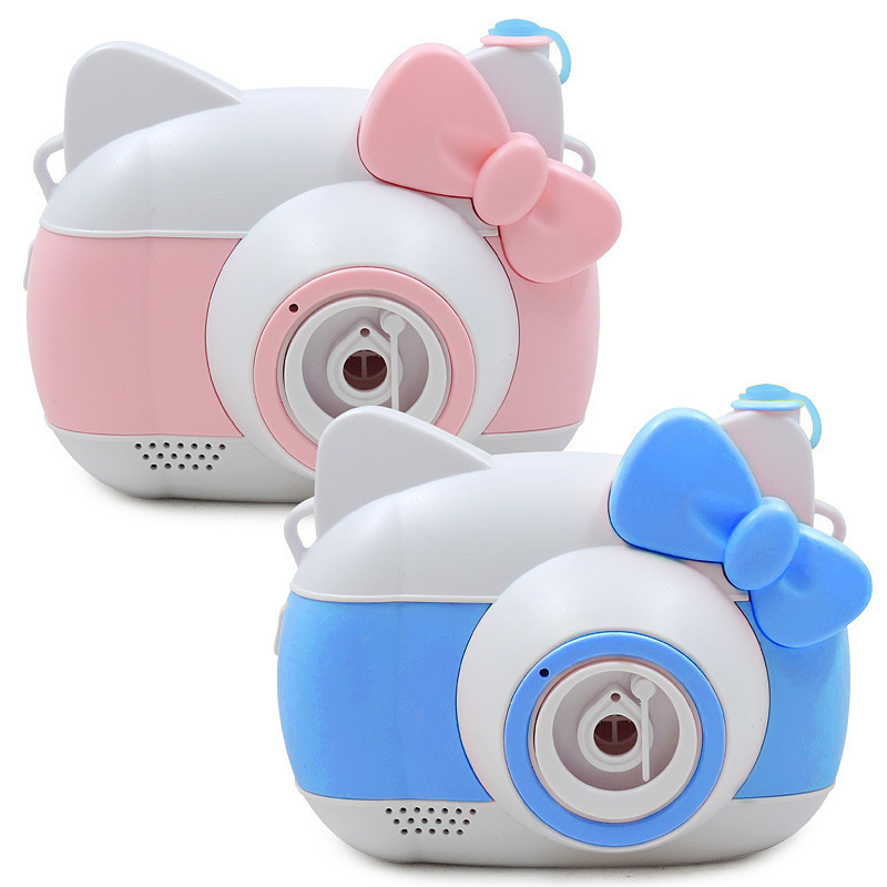 Cute Cartoon Pig Plastic Camera Bubble Machine Children's Toys 