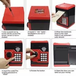 ATM Password Lock Piggy Bank for Kids