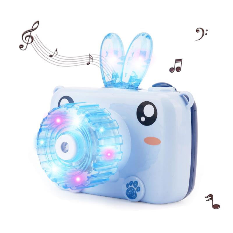 Cute Cartoon Pig Plastic Camera Bubble Machine Children's Toys 